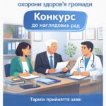 ОГОЛОШЕННЯ ПРО ПРОВЕДЕННЯ КОНКУРСУ