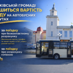 У ЧОРТКІВСЬКІЙ ГРОМАДІ ЗБІЛЬШИТЬСЯ ВАРТІСТЬ ПРОЇЗДУ НА АВТОБУСНИХ МАРШРУТАХ