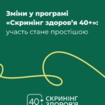 ЖИТЕЛІ ЧОРТКІВСЬКОЇ ГРОМАДИ МОЖУТЬ БЕЗОПЛАТНО ПРОЙТИ СКРИНІНГ «ЗДОРОВ’Я 40+»