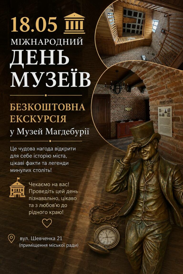 18 ТРАВНЯ – МІЖНАРОДНИЙ ДЕНЬ МУЗЕЇВ!