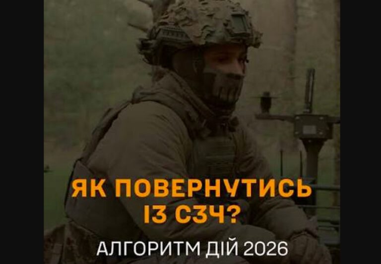 Короткий алгоритм дій для військовослужбовця ЗСУ, який перебуває у СЗЧ та бажає повернутися на службу через 1 центр рекрутингу