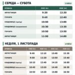 УВАГА! ДОДАТКОВІ АВТОБУСНІ РЕЙСИ ДО КЛАДОВИЩА!